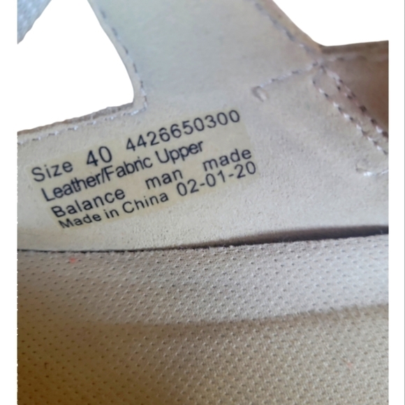 Dansko Reann  Mary Jane Gray Suede Sporty Mesh Open Back Shoes Sandals Size 40 - Picture 5 of 7